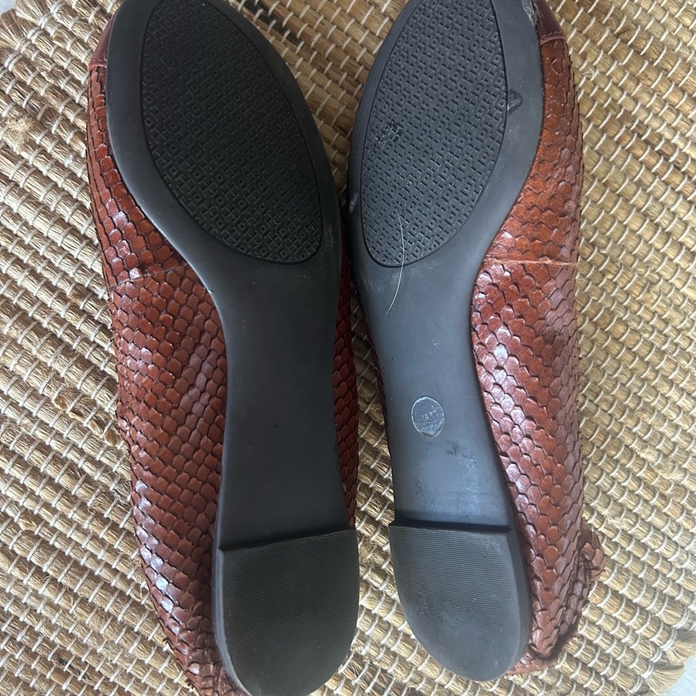 Tory Burch Python Ballet Shoes - Picture 3 of 4